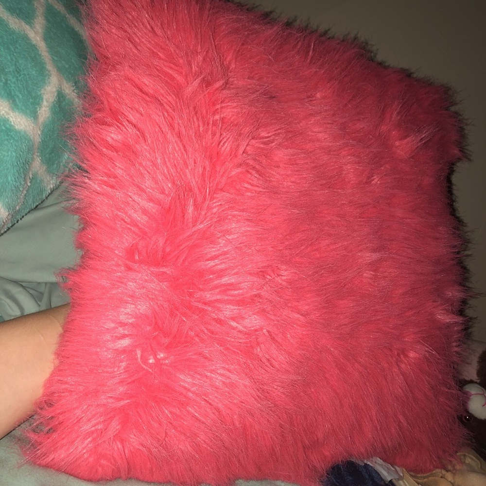 fuzzy pillow